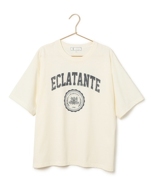 ROPE' PICNIC(ロペピクニック)の「カレッジロゴオーバーTシャツ(Tシャツ/カットソー・レディース・オフホワイト/チャコールグレー/ベージュ系その他3・38)」の13枚目の写真