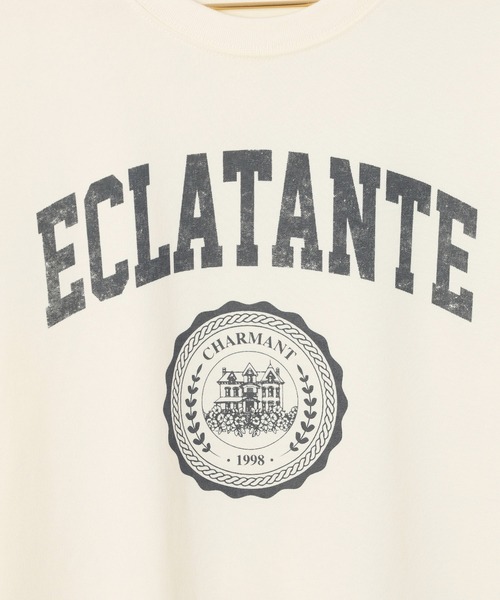 ROPE' PICNIC(ロペピクニック)の「カレッジロゴオーバーTシャツ(Tシャツ/カットソー・レディース・オフホワイト/チャコールグレー/ベージュ系その他3・38)」の14枚目の写真