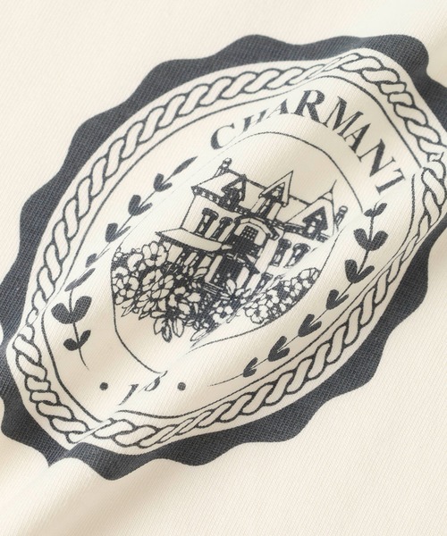 ROPE' PICNIC(ロペピクニック)の「カレッジロゴオーバーTシャツ(Tシャツ/カットソー・レディース・オフホワイト/チャコールグレー/ベージュ系その他3・38)」の15枚目の写真