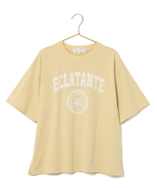 ROPE' PICNIC(ロペピクニック)の「カレッジロゴオーバーTシャツ(Tシャツ/カットソー・レディース・オフホワイト/チャコールグレー/ベージュ系その他3・38)」の16枚目の写真
