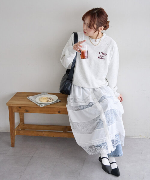 ディスコート新品異素材レース使いキャミワンピース Discoat｜異素材レース使いミニワンピース | Rakuten Fashion