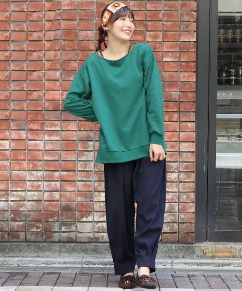 チチカカ（チチカカ）の「クロシェヘアバンド（ヘアバンド・レディース・ネイビー/ブラウン・FREE）」の3枚目の写真