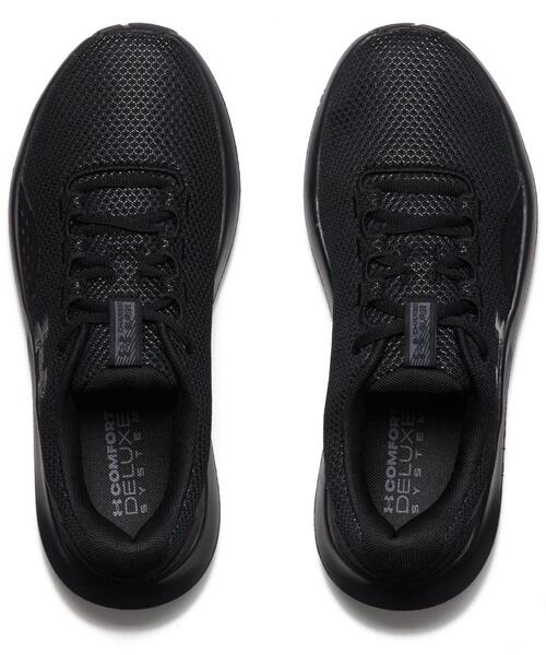 UNDER ARMOUR（アンダーアーマー）の「UAチャージド サージ4（ランニング/レディース）（スニーカー・レディース・ブラック系その他・24.5cm/24.0cm/25.5cm/23.0cm/25.0cm/23.5cm/22.5cm/26.0cm）」の3枚目の写真