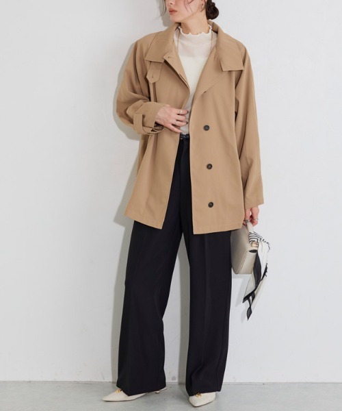 センタープレスタックワイドパンツ（その他パンツ）｜Pierrot（ピエロ