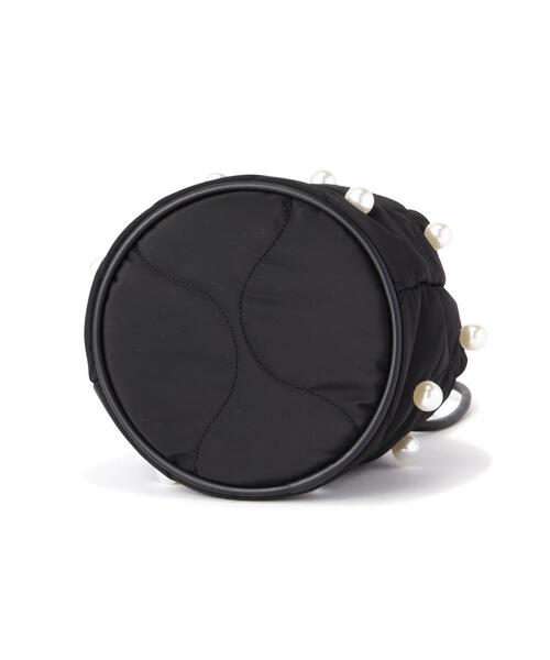 N.（N. Natural Beauty Basic）（エヌエヌナチュラルビューティーベーシック）の「パール巾着ショルダーバッグ（ショルダーバッグ・レディース・ブラック・ﾌﾘ-）」の7枚目の写真
