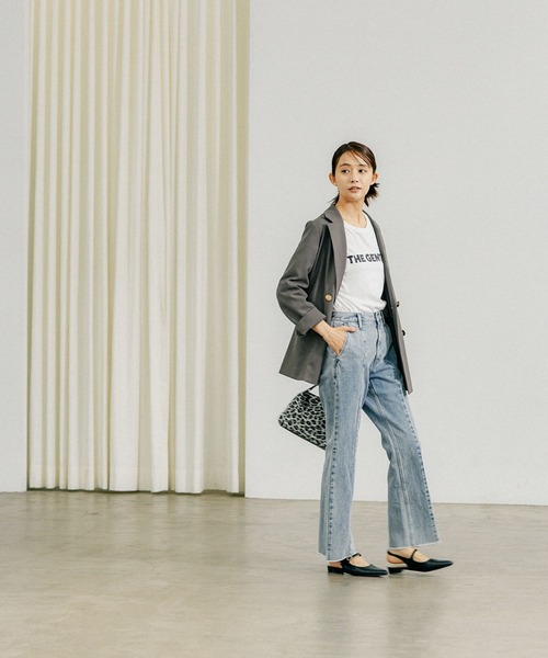 GLOBAL WORK（グローバルワーク）の「ヘビロッTEEプリントロングスリーブ/115472（Tシャツ/カットソー・レディース・ホワイト系その他3/グレー系その他2/ホワイト系その他5/ホワイト系その他6/ホワイト系その他7/ホワイト系その他4・MEDIUM/LARGE）」の8枚目の写真
