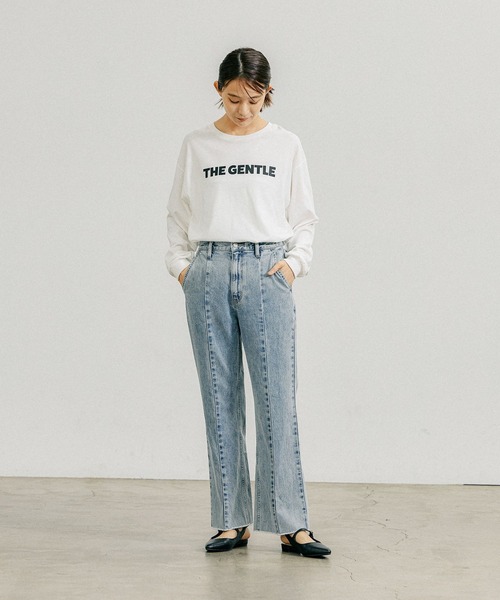 GLOBAL WORK（グローバルワーク）の「ヘビロッTEEプリントロングスリーブ/115472（Tシャツ/カットソー・レディース・ホワイト系その他3/グレー系その他2/ホワイト系その他5/ホワイト系その他6/ホワイト系その他7/ホワイト系その他4・MEDIUM/LARGE）」の9枚目の写真