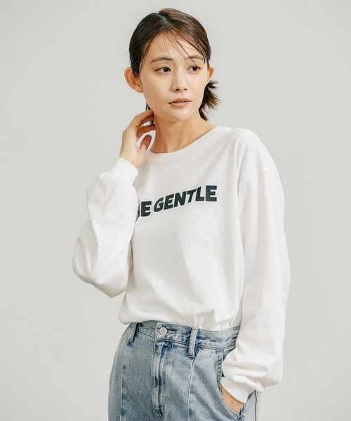 GLOBAL WORK（グローバルワーク）の「ヘビロッTEEプリントロングスリーブ/115472（Tシャツ/カットソー・レディース・ホワイト系その他3/グレー系その他2/ホワイト系その他5/ホワイト系その他6/ホワイト系その他7/ホワイト系その他4・MEDIUM/LARGE）」の10枚目の写真