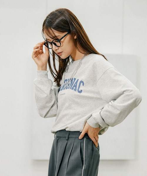GLOBAL WORK（グローバルワーク）の「ヘビロッTEEプリントロングスリーブ/115472（Tシャツ/カットソー・レディース・ホワイト系その他3/グレー系その他2/ホワイト系その他5/ホワイト系その他6/ホワイト系その他7/ホワイト系その他4・MEDIUM/LARGE）」の20枚目の写真