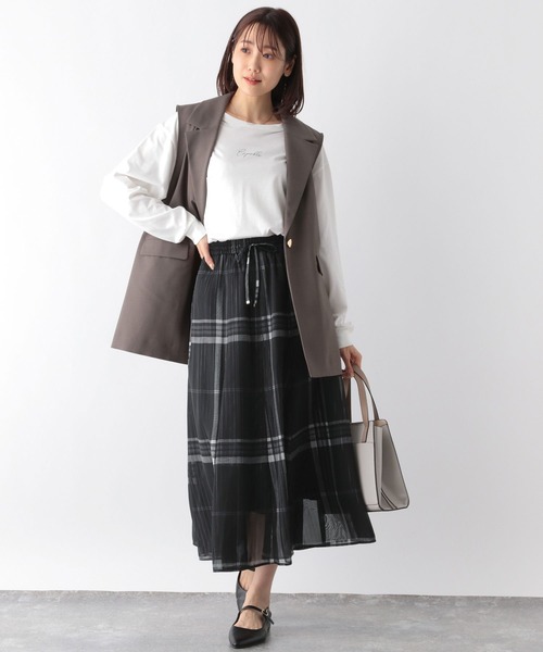 GLOBAL WORK（グローバルワーク）の「ヘビロッTEEプリントロングスリーブ/115472（Tシャツ/カットソー・レディース・ホワイト系その他3/グレー系その他2/ホワイト系その他5/ホワイト系その他6/ホワイト系その他7/ホワイト系その他4・MEDIUM/LARGE）」の21枚目の写真