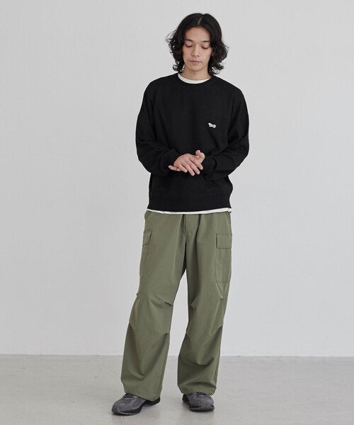 PENNEYS(ぺニーズ)の「Penneys(ぺニーズ)別注スウェットライクニット(ニット/セーター・メンズ・ライトグレー/ブラック/ダークグリーン/ワインレッド/コバルトブルー・S/M/L/XL)」の13枚目の写真