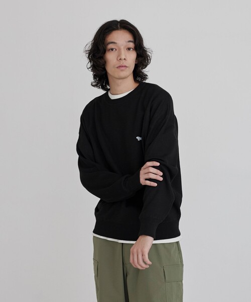 PENNEYS(ぺニーズ)の「Penneys(ぺニーズ)別注スウェットライクニット(ニット/セーター・メンズ・ライトグレー/ブラック/ダークグリーン/ワインレッド/コバルトブルー・S/M/L/XL)」の14枚目の写真