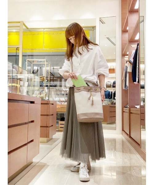 Felisi（フェリージ）の「Felisi（フェリージ） 2Wayショルダーバッグ 23/19/AM+LD（ショルダーバッグ・レディース・ベージュ/ブルー・ONE SIZE）」の13枚目の写真