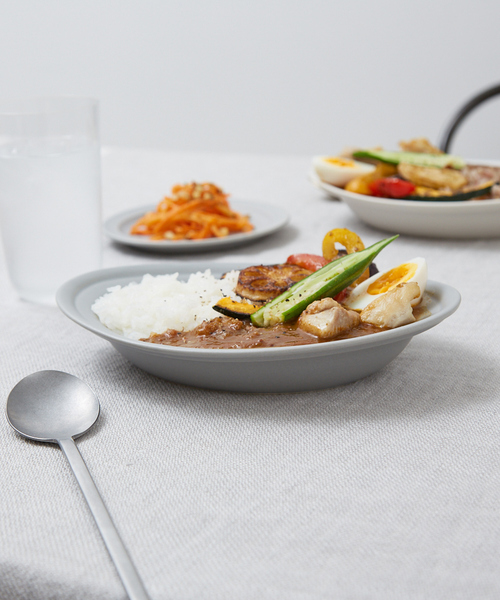 collex（コレックス）の「SAKUZAN 作山窯 Sara カレーボウルS（食器・レディース・ホワイト/グレー・フリー）」の2枚目の写真