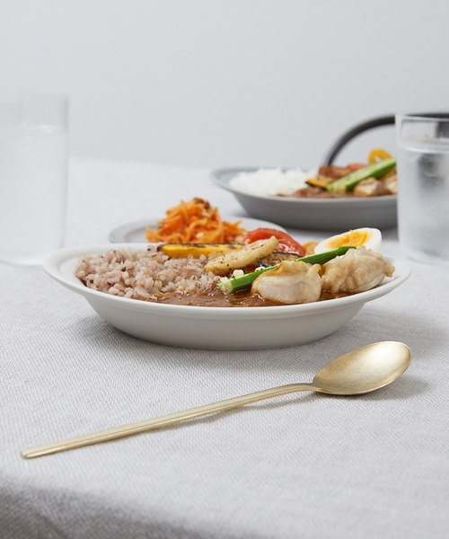 collex（コレックス）の「SAKUZAN 作山窯 Sara カレーボウルS（食器・レディース・ホワイト/グレー・フリー）」の4枚目の写真