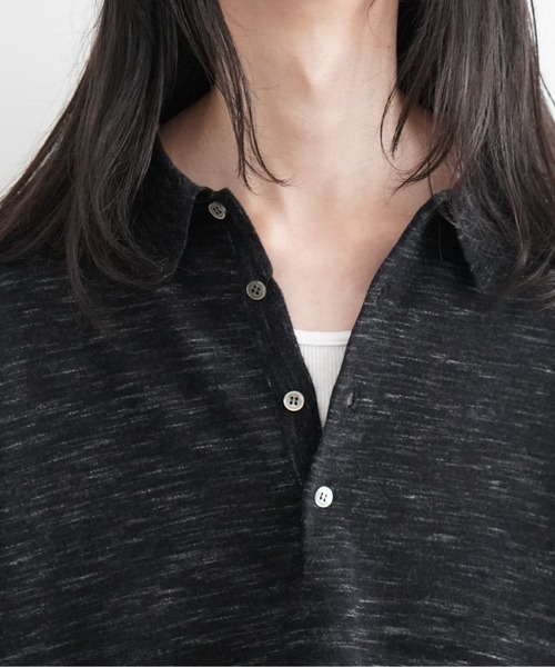 crepuscule/別注 S/S V NECK ZIP CARDIGAN main image 1