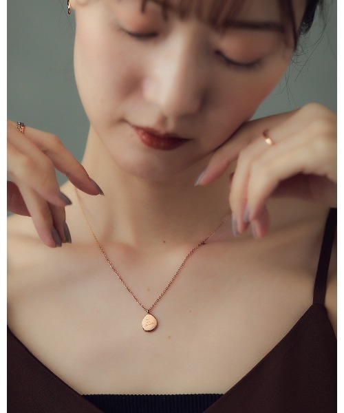 シンプルラウンドネックレス（ネックレス）｜ChooMia（チュミア