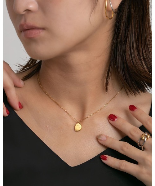 santaku ブラウンジェムストーン ネックレス santaku ブラウンジェムストーン ネックレス