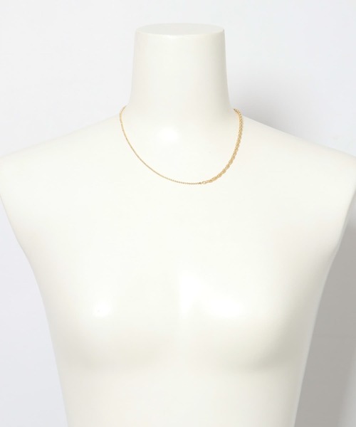 URBAN RESEARCH DOORS(アーバンリサーチドアーズ)の「ダブルチェーンマンテルショートネックレス(ネックレス・レディース・シルバー/ゴールド・ONE)」の5枚目の写真