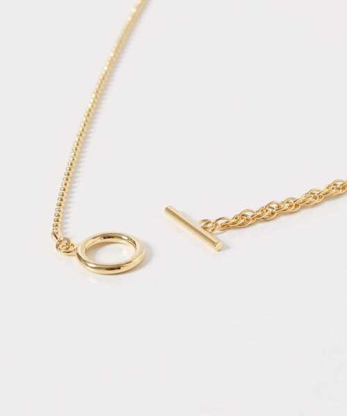 URBAN RESEARCH DOORS(アーバンリサーチドアーズ)の「ダブルチェーンマンテルショートネックレス(ネックレス・レディース・シルバー/ゴールド・ONE)」の7枚目の写真