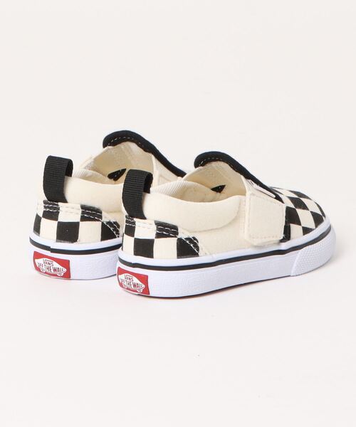 VANS(バンズ)の「VANS ヴァンズ 12-16.5 SLIP ON スリッポン V98TDL BLK/WHT CHK(スニーカー・キッズ・ブラック・12/12.5/13/13.5/14/14.5/15 /15.5/16/16.5)」の2枚目の写真