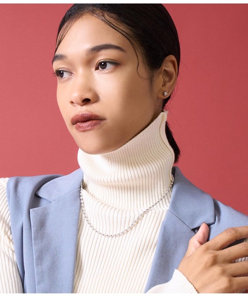 Settimissimo（セッティミッシモ）の「金属アレルギー対応ステンレスライスチェーンネックレス（ネックレス・レディース・ゴールド/シルバー・FREE）」の10枚目の写真