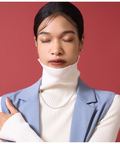 Settimissimo（セッティミッシモ）の「金属アレルギー対応ステンレスライスチェーンネックレス（ネックレス・レディース・ゴールド/シルバー・FREE）」の12枚目の写真