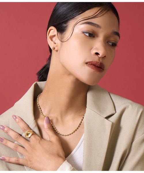 Settimissimo（セッティミッシモ）の「金属アレルギー対応ステンレスライスチェーンネックレス（ネックレス・レディース・ゴールド/シルバー・FREE）」の7枚目の写真