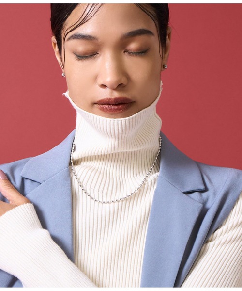 Settimissimo（セッティミッシモ）の「金属アレルギー対応ステンレスライスチェーンネックレス（ネックレス・レディース・ゴールド/シルバー・FREE）」の9枚目の写真