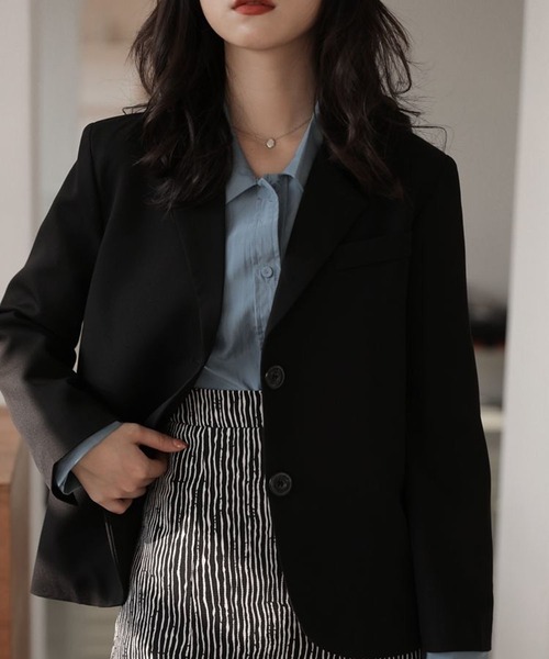 美品♡ルネ 36 ツイードジャケット ブルーネイビー系 【公式通販】