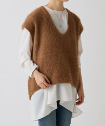 BEARDSLEY | アルパカシャギーニットジレ(ニット/セーター)