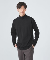 green label relaxing | オーガニック スムース タートルネック カットソー(Tシャツ/カットソー)