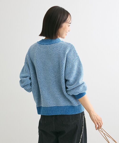 Green　Parks（グリーンパークス）の「ベロアモールモックネックニットプルオーバー（ニット/セーター・レディース・ピンク/イエロー/ベージュ/グレー/ブルー/ブラック・FREE）」の20枚目の写真