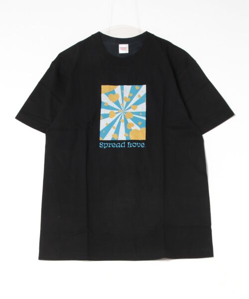 ARCHIVER（アーカイバ）の「【8】【it】【Spread Love】オリジナルプリント S/S T（Tシャツ/カットソー・レディース・ホワイト/ブラック・MEDIUM）」の2枚目の写真