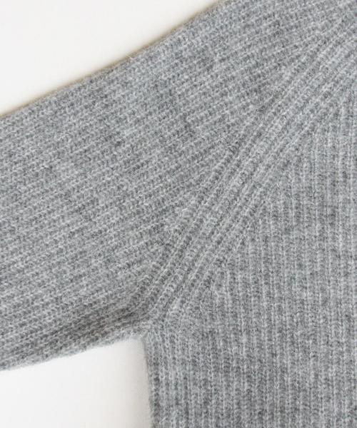 BEAUTY&YOUTH UNITED ARROWS（ビューティーアンドユースユナイテッドアローズ）の「BY ∵アンゴラアゼニットプルオーバー◆（ニット/セーター・レディース・オフホワイト/ライトグレー/オリーブ・FREE）」の9枚目の写真