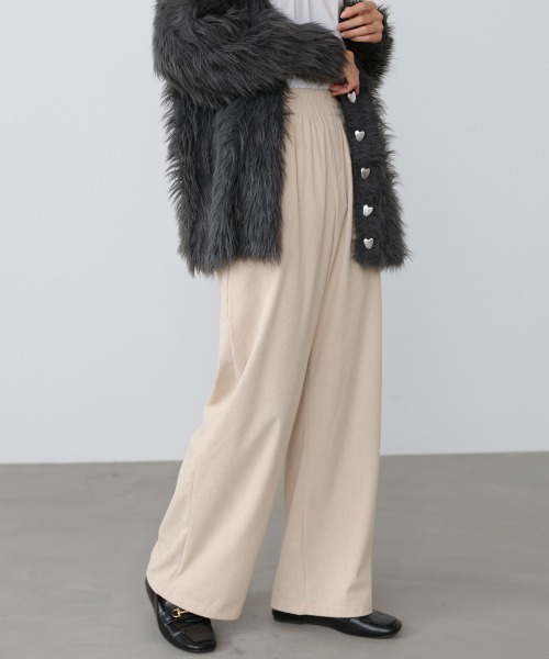 Bab（バブ）の「コーデュロイイージーパンツ（その他パンツ・レディース・アイボリー/ブラック/ベージュ/モカ・FREE）」の16枚目の写真