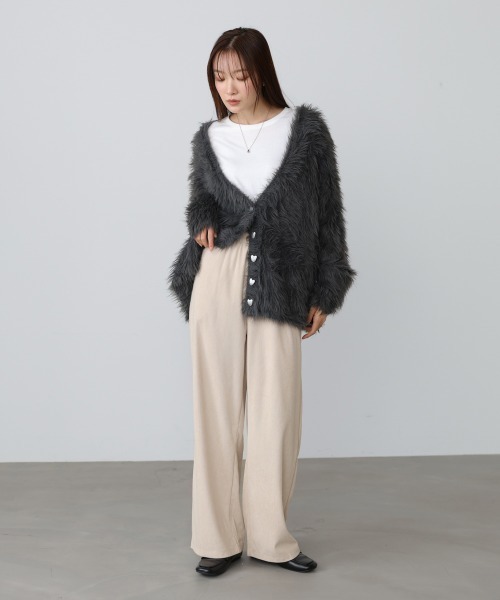 Bab（バブ）の「コーデュロイイージーパンツ（その他パンツ・レディース・アイボリー/ブラック/ベージュ/モカ・FREE）」の17枚目の写真