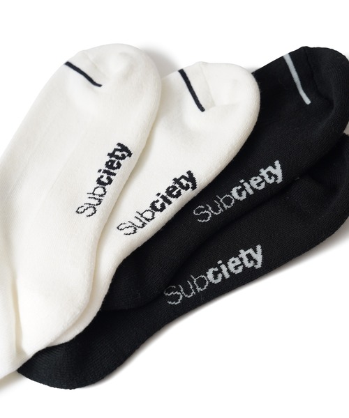Subciety（サブサエティ）の「Paisley socks（ソックス/靴下・メンズ・ブラック/ホワイト・FREE）」の7枚目の写真