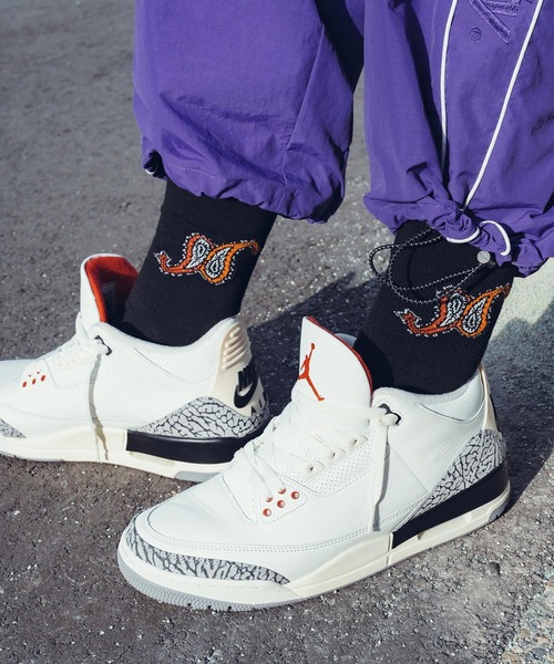 Subciety（サブサエティ）の「Paisley socks（ソックス/靴下・メンズ・ブラック/ホワイト・FREE）」の17枚目の写真