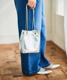 le.coeur blanc | スネークチェーンメタリックミニバッグ(ショルダーバッグ)