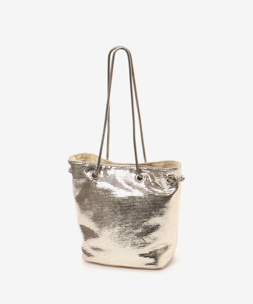 le.coeur blanc（ルクールブラン）の「スネークチェーンメタリックミニバッグ（ショルダーバッグ・レディース・シルバー/ゴールド・FREE）」の8枚目の写真