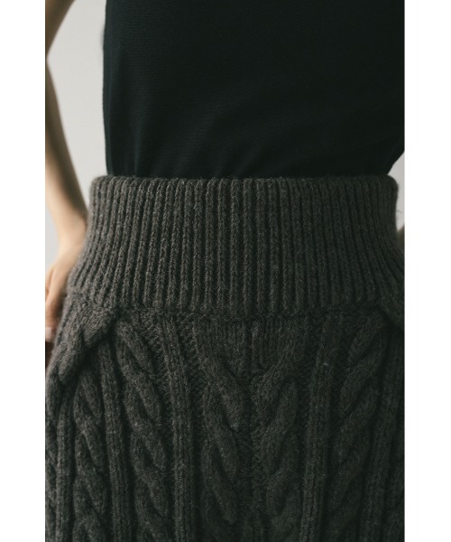 ケーブルニットショートパンツ（その他パンツ）｜STYLEMIXER