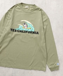 TES CALIFORNIA WAVE LONG SLEEVE T-SHIRT / ロンT