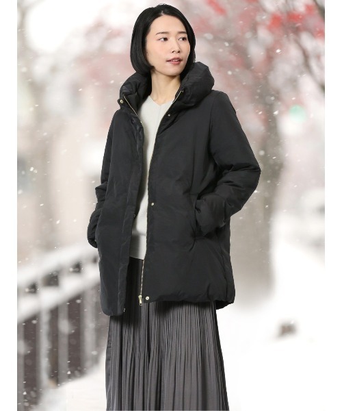 【ダウン】m.f.エディトリアル マイクロタフタ シームレスハーフダウン(ダウンジャケット/コート)|m.f.editorial(エムエフエディトリアル)