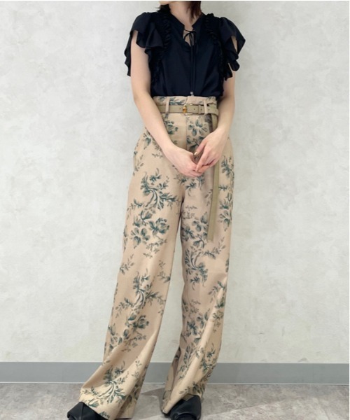 「LILY BROWN」 ノースリーブトップス FREE ブラック レディース LILY BROWN（リリーブラウン）の「【LILY BROWN Lingerie