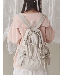 merry jenny | gather ribbon back pack　/　ギャザーリボンバックパック(バックパック/リュック)