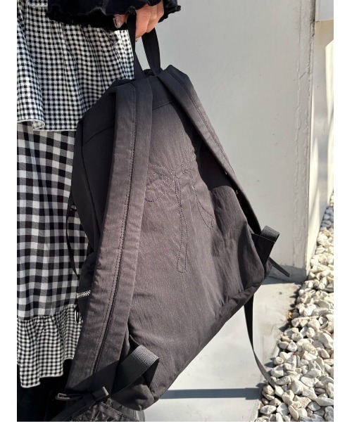 merry jenny ギャザーリボンバックパック ベージュ セール】gather ribbon back pack / ギャザーリボンバックパック