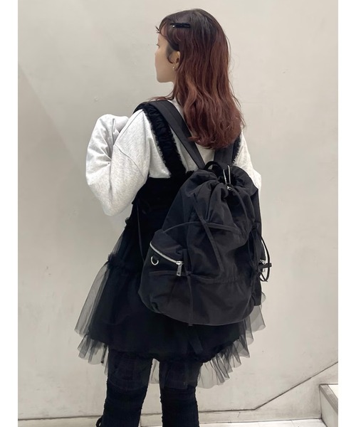セール】gather ribbon back pack / ギャザーリボンバックパック