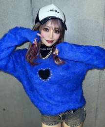 夢展望｜ユメテンボウのニット/セーター（ブルー・ネイビー/青色系