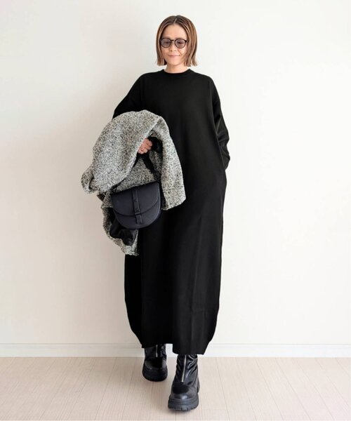 ♥素敵❗❗❗♥【ロングニットワンピース】 SIDE OPENロングニットワンピース（ワンピース）｜GYDA